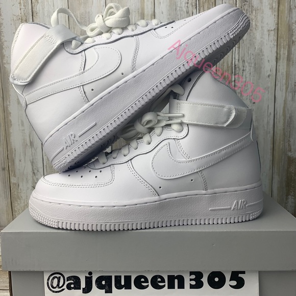 Nike Air Fore 1 High GS White - Picture 2 of 6